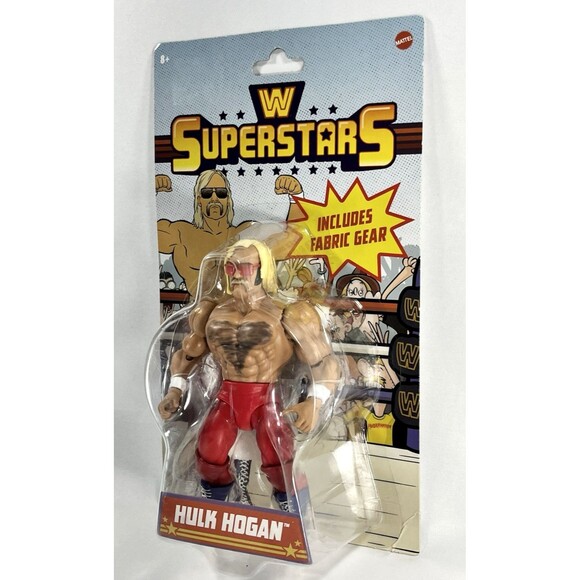 WWE Superstars Series 8 Hulk Hogan Action Figure New Factory Sealed - Picture 4 of 8
